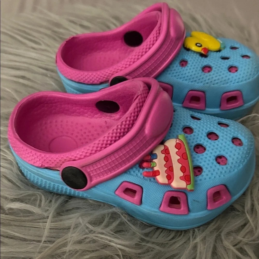 Vibrant Kids' Water Shoes with Fun Charms
